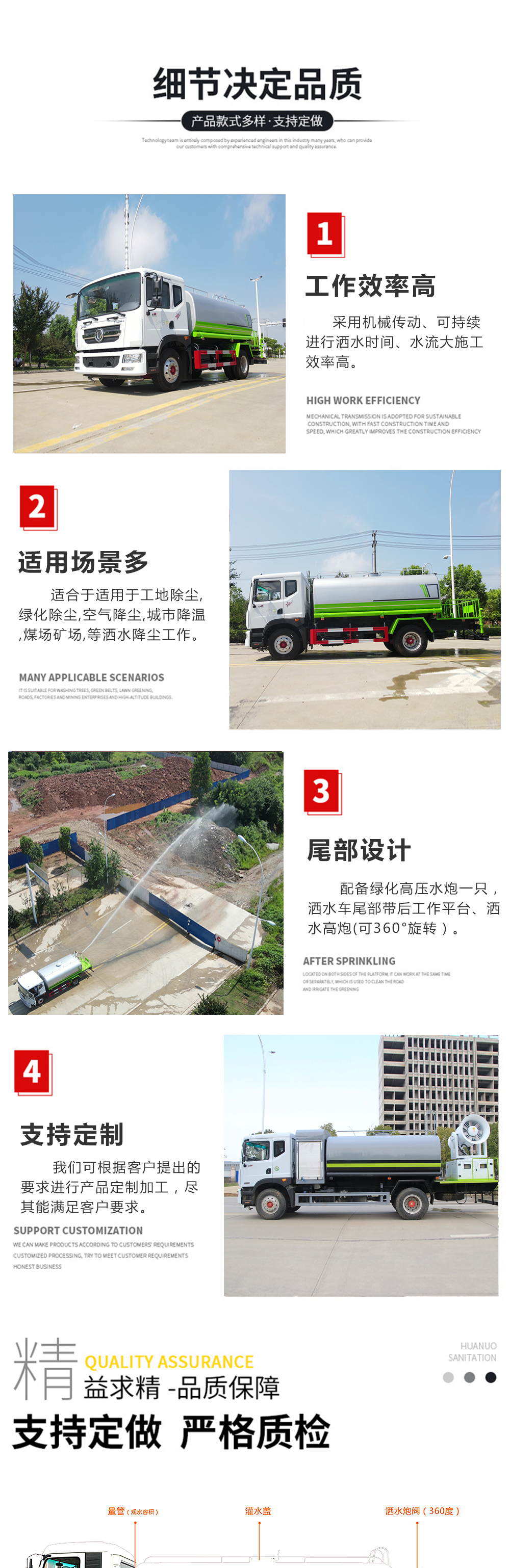 國(guó)六東風(fēng)D9 12噸14噸灑水車(chē)